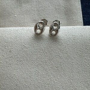 Loren Stewart Silver toggle studs